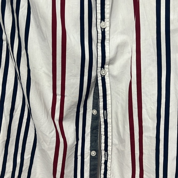 Nova Men Button Down Shirt Stripes - Picture 3 of 5